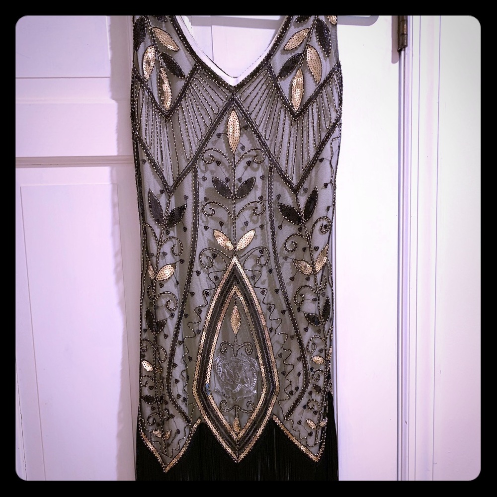 1920s Flapper Style Dress Size S